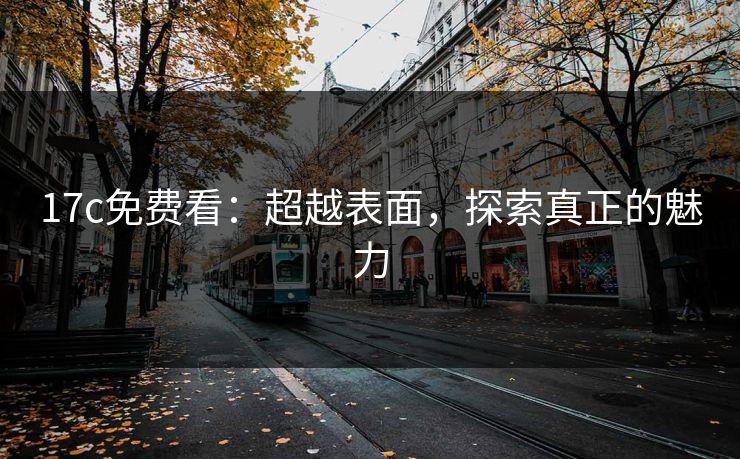 17c免费看：超越表面，探索真正的魅力